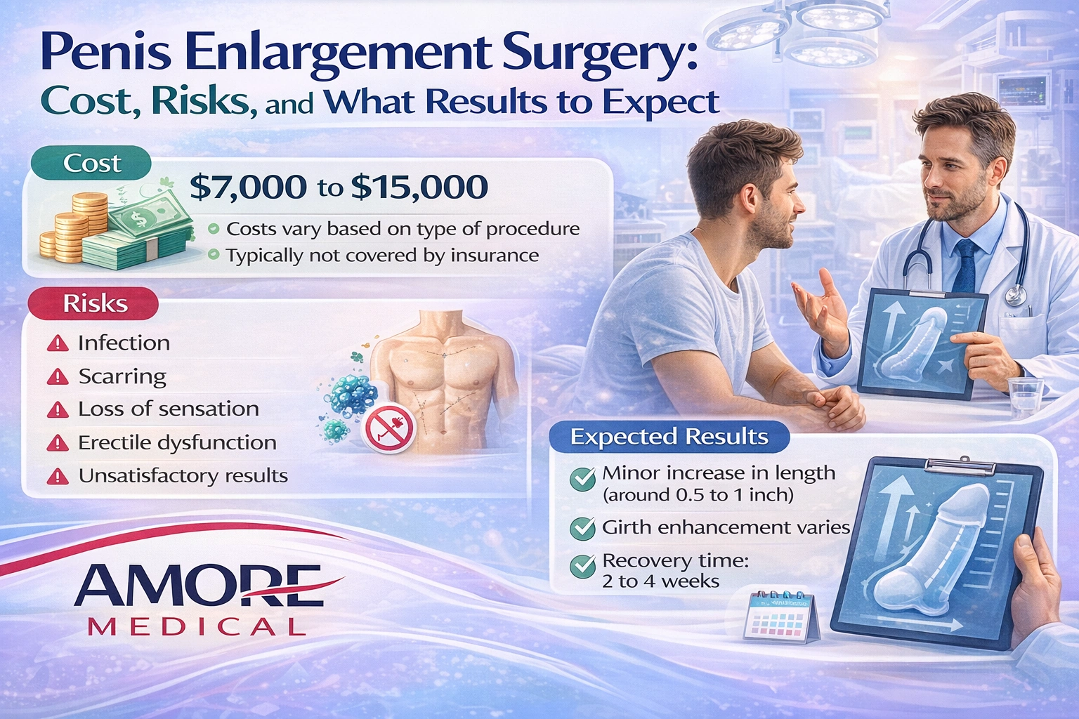 Penis Enlargement Surgery: Cost, Risks, and What Results to Expect